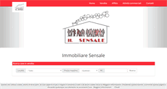 Desktop Screenshot of ilsensale.it